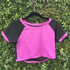 jo+jax half meshed cropped shirt *amazing color!!